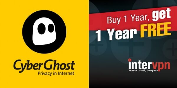 Cyberghost VPN 1 Year FREE!