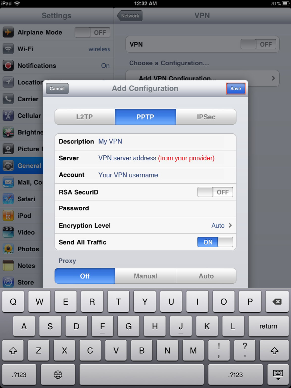 what is vpn on ipad means