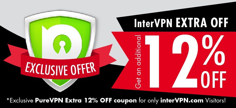 Exclusive PureVPN Extra 12% Off coupon